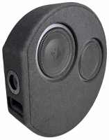 CAK Subframe Bassreflex (DxH) 55cm x 12cm ink. 2x Helix IK S8